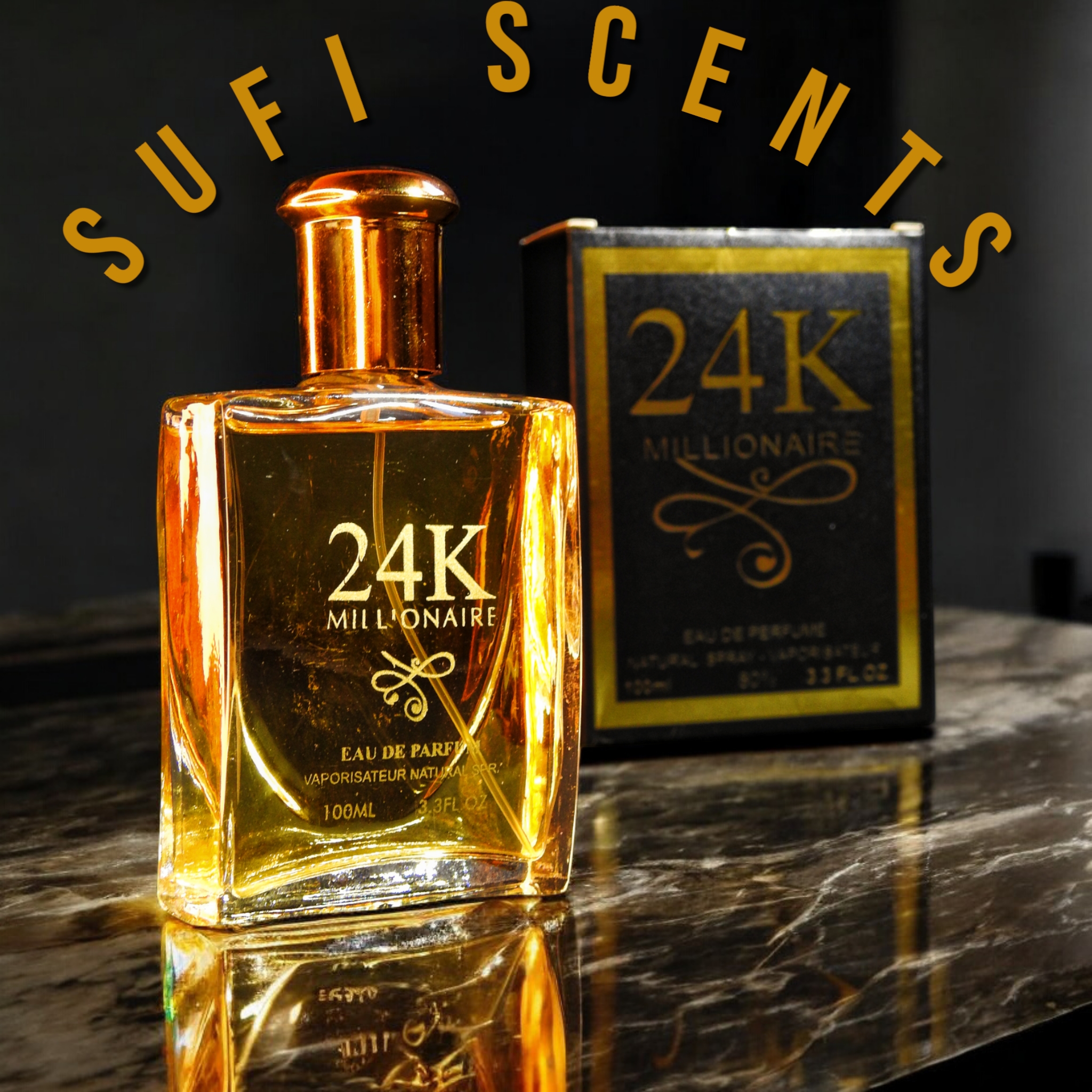 24K Millionaire EDP citrus fragrance for men in 100ml bottle